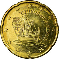 Chypre, 20 Euro Cent, 2008, TTB, Laiton, KM:82 - Cipro