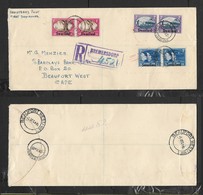 Swaziland, First Day Cover, 1945 Victory, BREMERSDORP Registered > BEAUFORT WEST  (S.Africa) - Swaziland (...-1967)