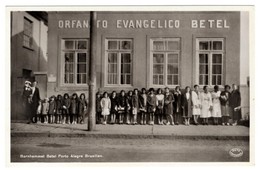 Orfanato Evsangelico Betel Porto Alegre Swedish Missionary Postcard - Porto Alegre