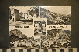 CP, 04, Souvenir D' Entrevaux - La Route Des Alpes - Other & Unclassified