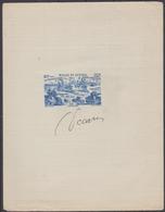 WALLIS ET FUTUNA  PROOF / EPREUVE D' ARTISTE  1946  TCHAD AU RHIN + Signature De Decaris   Ref.365T - 1946 Tchad Au Rhin