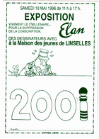 PLANTU Ed Elan Cartopaix N°91 - Exposition Linselles Pour Supression De La Conscription - Militaire - CPM 10,5x15 TBE - Plantu