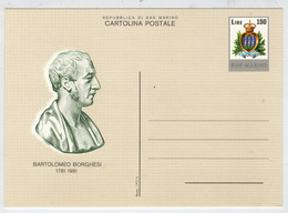 CARTOLINA POSTALE     BARTOLOMEO   BORGHESI                (NUOVA) - Storia Postale