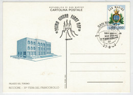 CARTOLINA POSTALE      PALAZZO   DEL   TURISMO      F.C.D.           (NUOVA) - Storia Postale