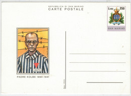 CARTOLINA POSTALE      PADRE  KOLBE            (NUOVA) - Storia Postale