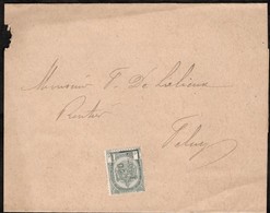 Bande Journal Affranchie Avec Un Timbre Préoblitéré Envoyée De Bruxelles Vers Feluy En 1902 - Rolstempels 1900-09