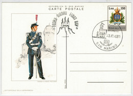 CARTOLINA POSTALE     SOTTUFFICIALE  DELLA  GENDARMERIA      F.C.D.       (NUOVA) - Lettres & Documents