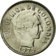 Monnaie, Colombie, 10 Centavos, 1975, TTB, Nickel Clad Steel, KM:253 - Colombie