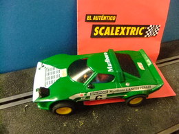 SCALEXTRIC LANCIA STRATOS Verde Original EXIN Made In Spain - Circuitos Automóviles