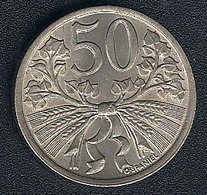 Tschechoslowakei, 50 Haleru 1921, UNC - Tchécoslovaquie