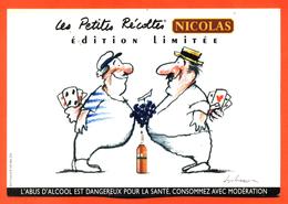 CPSM GF Illustrée Par Desclozeaux " Les Petites Récoltes Vins Nicolas " édition Limitée - Desclozeaux