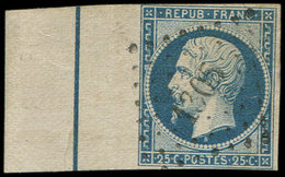 PRESIDENCE - L10b 25c. Bleu Foncé, Avec FILET D'ENCADREMENT, Obl. PC 1305, Pelurage, Sinon TB - 1852 Louis-Napoléon