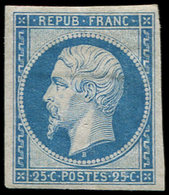 * PRESIDENCE - R10c 25c. Bleu, REIMPRESSION, TB - 1852 Luigi-Napoleone