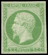 * EMPIRE NON DENTELE - 12    5c. Vert, Petit Ch., TB. C - 1853-1860 Napoléon III.