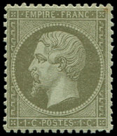 ** EMPIRE DENTELE - 19    1c. Olive, Bon Centrage, Frais Et TB - 1862 Napoléon III.