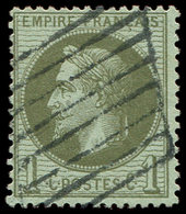 EMPIRE LAURE - 25    1c. Bronze, Obl. GRILLE De Civitta Vecchia, Pelurage, Aspect TB, R - 1863-1870 Napoleon III With Laurels