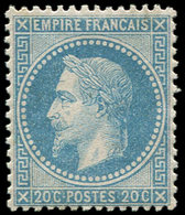 * EMPIRE LAURE - 29A  20c. Bleu, T I, Quasi **, TB - 1863-1870 Napoléon III Lauré