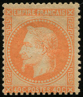 * EMPIRE LAURE - 31   40c. Orange, Ch. Un Peu Forte, TB - 1863-1870 Napoleone III Con Gli Allori