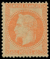 * EMPIRE LAURE - 31   40c. Orange, Ch. Un Peu Forte, B/TB. C - 1863-1870 Napoléon III. Laure