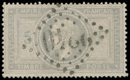 EMPIRE LAURE - 33    5f. Violet-gris, Oblitéré GC 2240, TTB. J - 1863-1870 Napoléon III. Laure