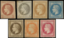 (*) EMPIRE LAURE - R26Af/R32b La Série ROTHSCHILD, B/TB - 1863-1870 Napoleon III With Laurels