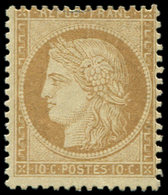 * SIEGE DE PARIS - 36   10c. Bistre-jaune, Centrage Courant, Frais Et TB - 1870 Siège De Paris
