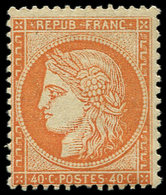 * SIEGE DE PARIS - 38   40c. Orange, Frais Et TB. C - 1870 Belagerung Von Paris