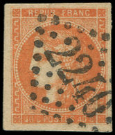 EMISSION DE BORDEAUX - 48   40c. Orange, Oblitéré GC 2240, TB. Br - 1870 Emissione Di Bordeaux