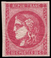 ** EMISSION DE BORDEAUX - 49b  80c. Rose Vif, Frais Et TTB - 1870 Ausgabe Bordeaux