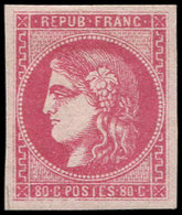 * EMISSION DE BORDEAUX - 49   80c. Rose, Grande Fraîcheur, TTB - 1870 Emissione Di Bordeaux