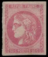 * EMISSION DE BORDEAUX - 49a  80c. Rose Pâle, TB - 1870 Emissione Di Bordeaux