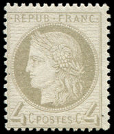 ** CERES DENTELE - 52a   4c. Gris-jaunâtre, TB. C - 1871-1875 Cérès