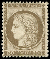 * CERES DENTELE - 56   30c. Brun, Quasiment **, Très Bien Centré, TB - 1871-1875 Cérès