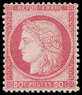 * CERES DENTELE - 57   80c. Rose, Ch. Légère, TB - 1871-1875 Ceres