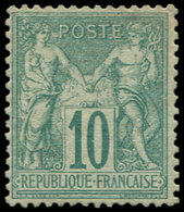 * TYPE SAGE - 65   10c. Vert, TB. C - 1876-1878 Sage (Tipo I)