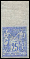 ** TYPE SAGE - 78c  25c. Outremer, NON DENTELE, Bdf, TTB. C - 1876-1878 Sage (Type I)