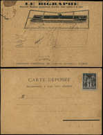 Let TYPE SAGE SUR LETTRES - N°83 Obl. Sur Carte Annonces LE BIGRAPHE Non Voyagé, TB - 1877-1920: Periodo Semi Moderno