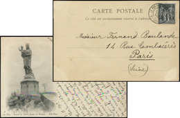 Let TYPE SAGE SUR LETTRES - N°83 Obl. Càd LE PUY RECETTE PRINCIPALE 7/11/02 (non Signalé) Sur CP, Superbe - 1877-1920: Période Semi Moderne