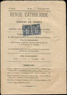 Let TYPE SAGE SUR LETTRES - N°83 PAIRE Obl. TYPO Sur "REVUE CATHOLIQUE" Du Diocèse De Tarbes Du 8/12/77, TB - 1877-1920: Période Semi Moderne