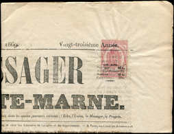Let JOURNAUX -  9 : 2c. Rose, Obl. TYPO Sur Journal "LE MESSAGER De La HAUTE MARNE" Du 25/2/69, TB - Zeitungsmarken (Streifbänder)