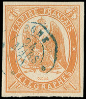 TELEGRAPHE - Télégraphe 3 : 1f. Orange, Obl. Càd BONE, TB/TTB - Telegraph And Telephone