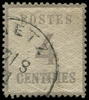 ALSACE-LORRAINE - 3b   4c. Gris-lilas, Burelage RENVERSE, Obl., TB - Storia Postale