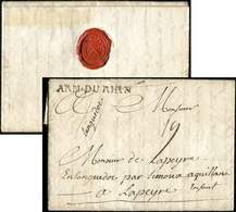 Let LETTRES SANS TIMBRE ET DOCUMENTS DIVERS - MP ARM.DU RHIN (SA18) Sur LAC De Languhen Du 13/4/1745, TB - Other & Unclassified