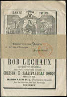 Let LETTRES SANS TIMBRE ET DOCUMENTS DIVERS - Càd Rouge BORDEAUX/32PP3 32 21/5/79 Sur Bande Avec Imprimé Illustré ROB LE - Autres & Non Classés