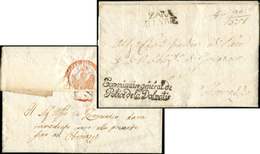 Let LETTRES SANS TIMBRE ET DOCUMENTS DIVERS - MP ZARA/ILLYRIE Sur LAC De 1811, Franchise "Commissaire Général De/Police  - Altri & Non Classificati