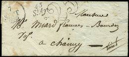 Let OBLITERATIONS PAR DEPARTEMENTS - 43/LOIRET Cursive 43/ST AY Sur LSC, Dateur A Du 7/9/52, TB - 1849-1876: Période Classique