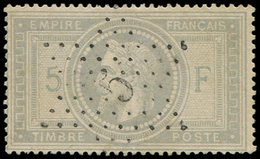 LETTRES DE PARIS - N°33 Obl. ETOILE 5, Frappe Superbe, Br. - 1849-1876: Periodo Classico