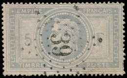 LETTRES DE PARIS - N°33 Obl. ETOILE 39, Défx, B/TB - 1849-1876: Classic Period