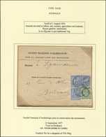 Let AFFRANCHISSEMENTS ET COMBINAISONS - N°50 Et 78 PAIRE Et Unité, Obl. Càd TOURS 23/9/77 Sur Bande De La Ste Française  - 1849-1876: Période Classique