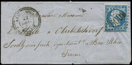 Let LETTRES ET OBLITERATIONS D'ALGERIE - N°22 Obl. GC 5009 S. LSC, Càd ASSI-AMEUR 22/12/63, TB - 1849-1876: Classic Period